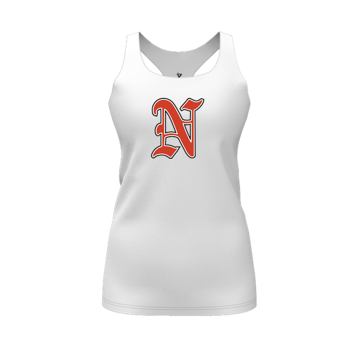 [FT0TRBWH-FYS-LOGO1] Decker Racerback Tank Top (Female Youth S, White, Logo 1)