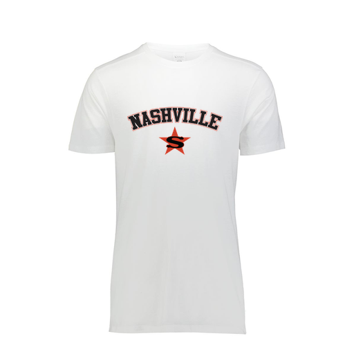 [FTSCUBWH-AS-LOGO3] Decker Men's Tri-Blend T-Shirt - Short Sleeve (Adult S, White, Logo 3)