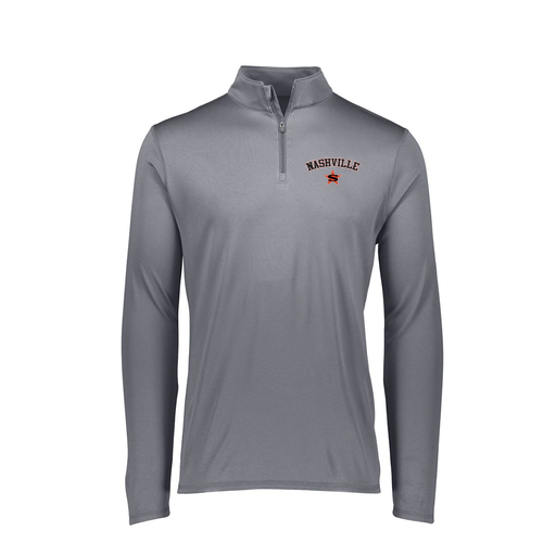 [FTLQFLGY-FAXS-LOGO3] Decker Women's Flex-Lite 1/4 Zip Shirt (Female Adult XS, Gray, Logo 3)
