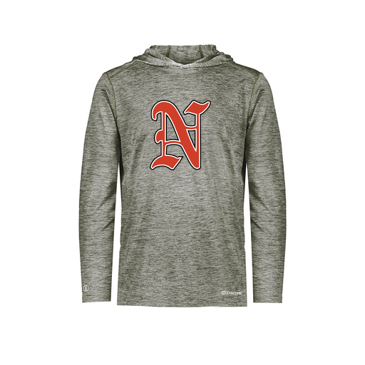 [FOLHCGGY-AS-LOGO1] Decker Men's Charge Hoodie (Adult S, Gray, Logo 1)