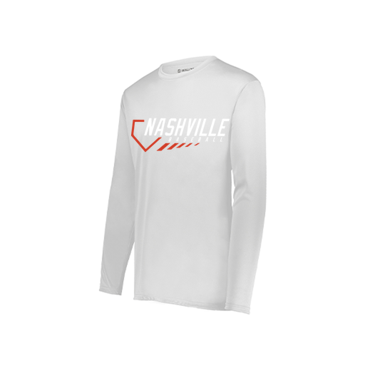 [222822.005.XS-LOGO2] Men's LS Smooth Sport Shirt (Adult XS, White, Logo 2)